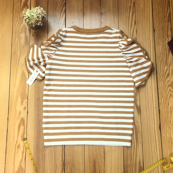 Anthropologie | flutter sleeve sweater NWT medium - Picture 4 of 11